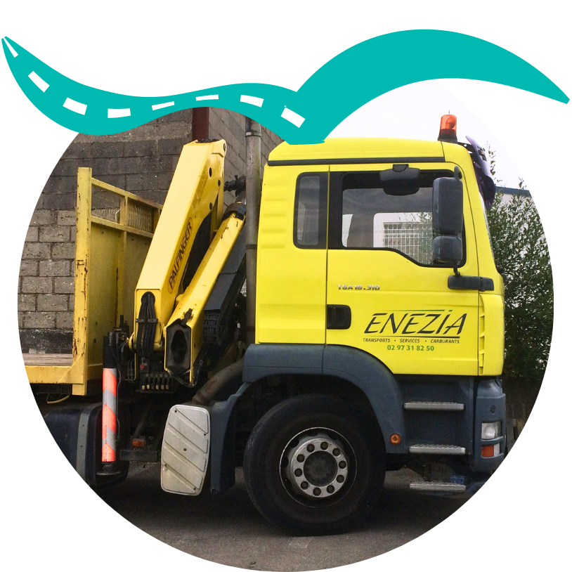 Loaction de camion benne pour vos chantiers et travaux à Belle Île en mer