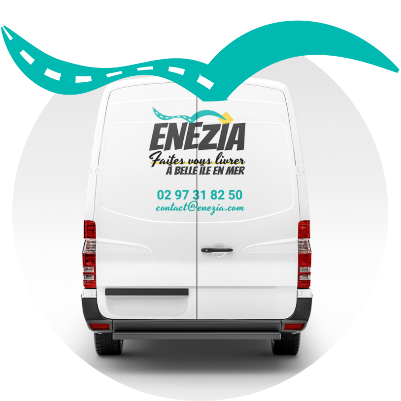 enezia transport, entreprise logistique à Belle-Île en Mer