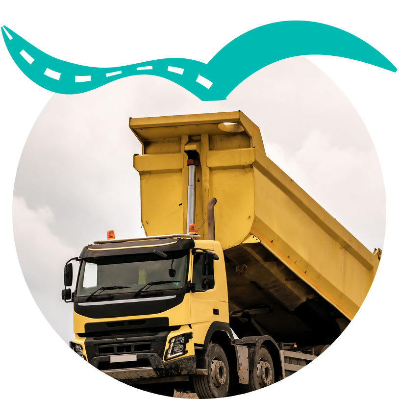 Loaction de camion benne pour vos chantiers et travaux à Belle Île en mer